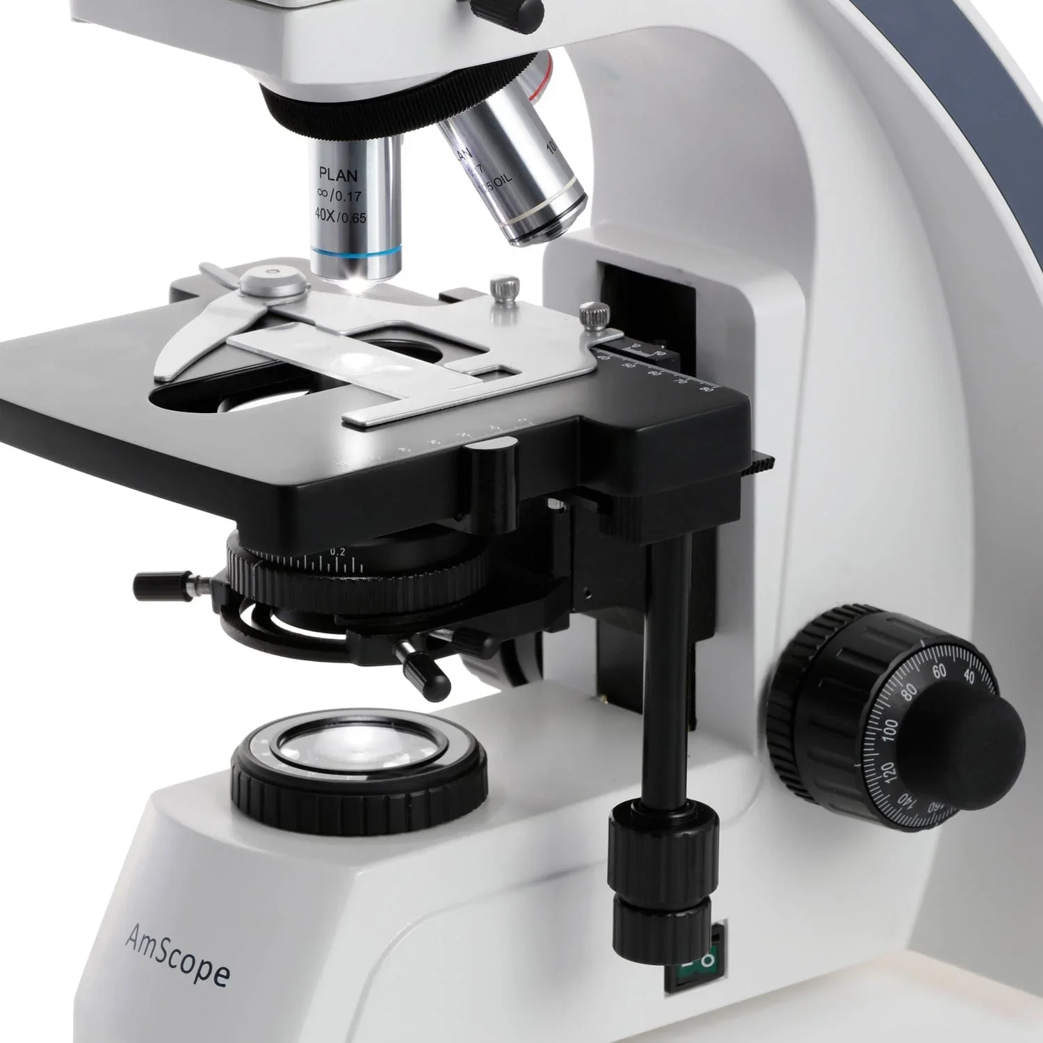 Mikroskop trójokularowy Plan K – Microscope Compound 40X recenzja i cena